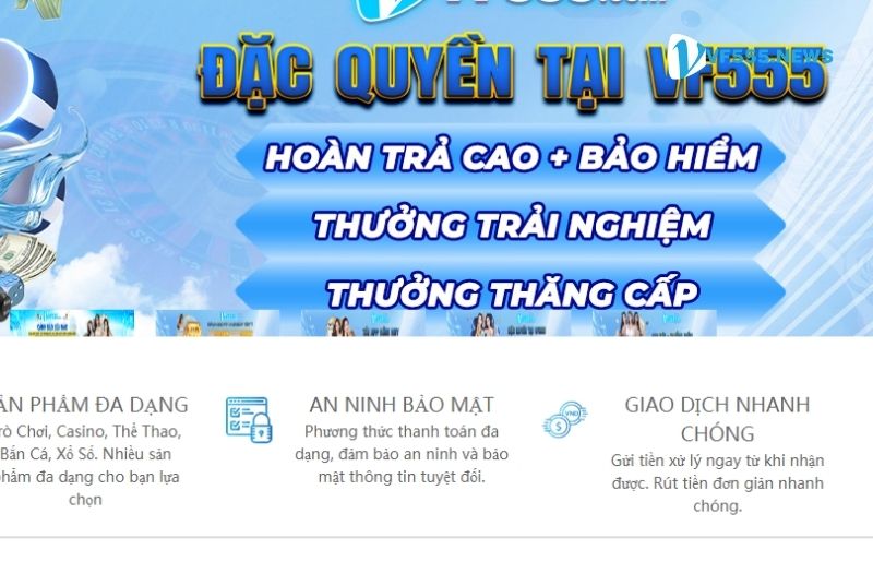 Ưu điểm khi tham gia cá cược tại VF555